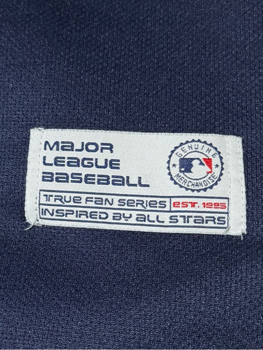 TrueFan New York Yankees Derek Jeter Button Up Stitch Jersey #2 Blue Size XL - Picture 3 of 4